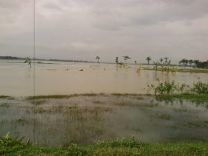 banjir di sekitar sungai silugonggo